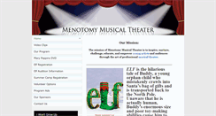 Desktop Screenshot of menotomymusicaltheater.com